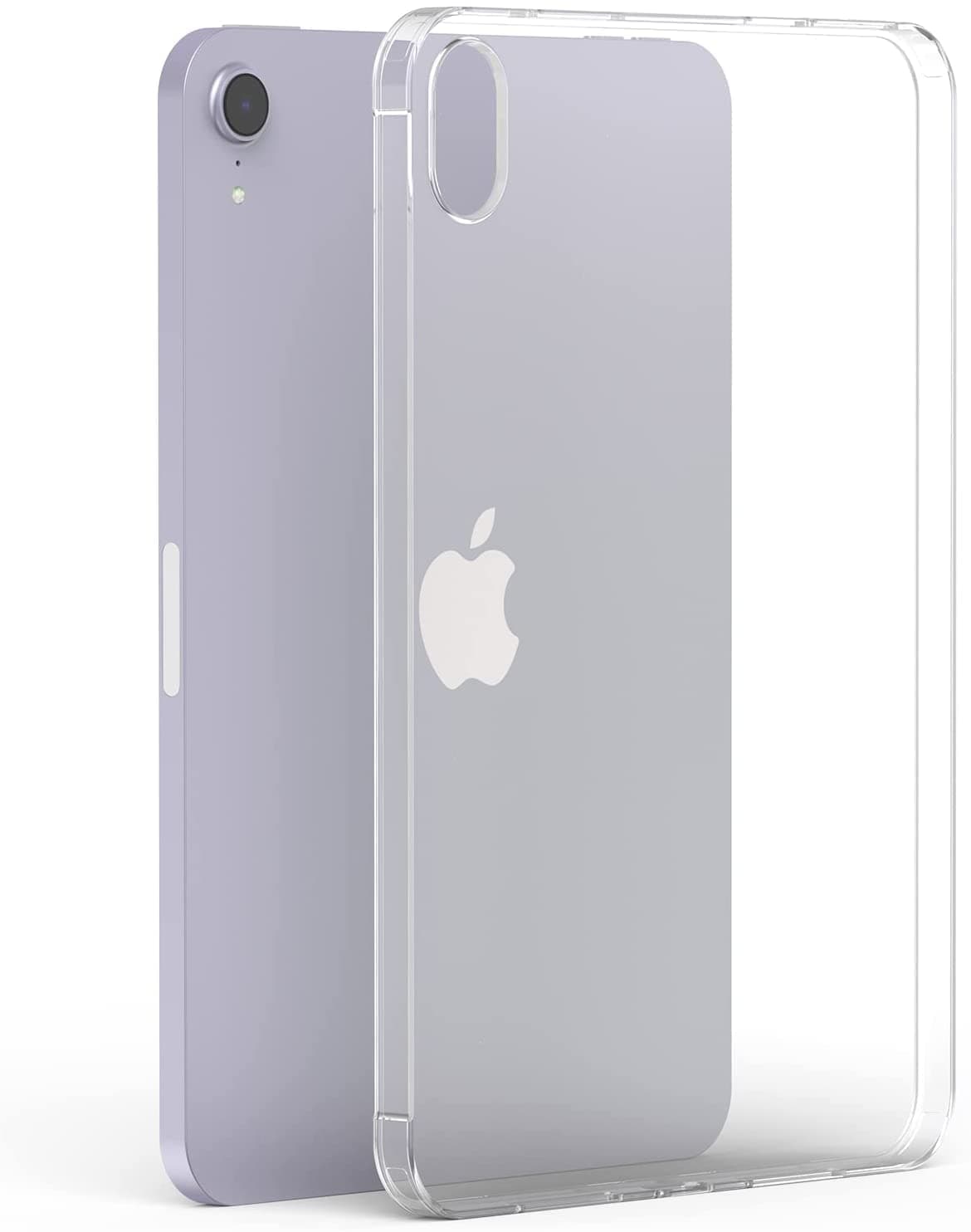 MOCA Clear Case for iPad Mini 6 8.3'' 2021 [Built in Pen Slot] Transparent Slim Silicon Flexible Soft TPU Anti-Scratches Back Cover Case for 8.3 inch iPad Mini 6th Generation 2021, Model A2567 / A2568 / A2569 iPad Mini Back Cover