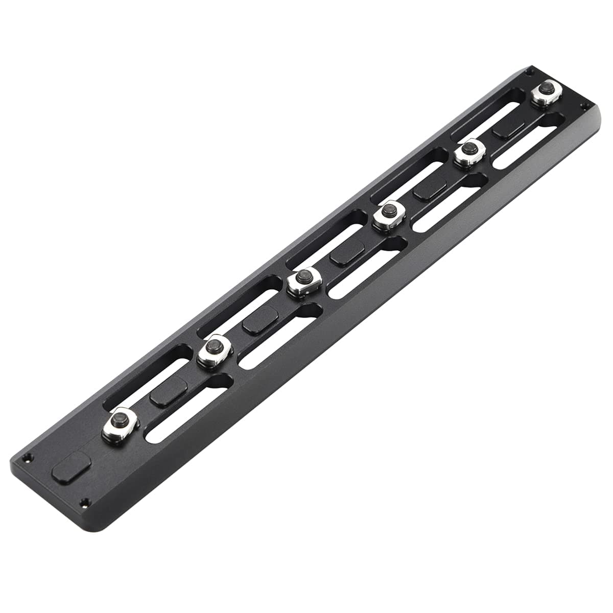 SHINEWEE Arca Dovetail Rail for M-LOK System – Quick-Release Tripod Mount Adapter | Compatible with Arca-Swiss/RRS Standards | Lightweight Aluminum Hunting Accessory | 6-Slot Interface