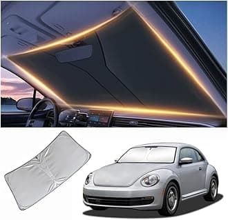 Windshield Sun Shade for Volkswagen Beetle Front Window Shades Cover for 2010-2025 Beetle Windshield Sun Visor Protector Car Accessories
