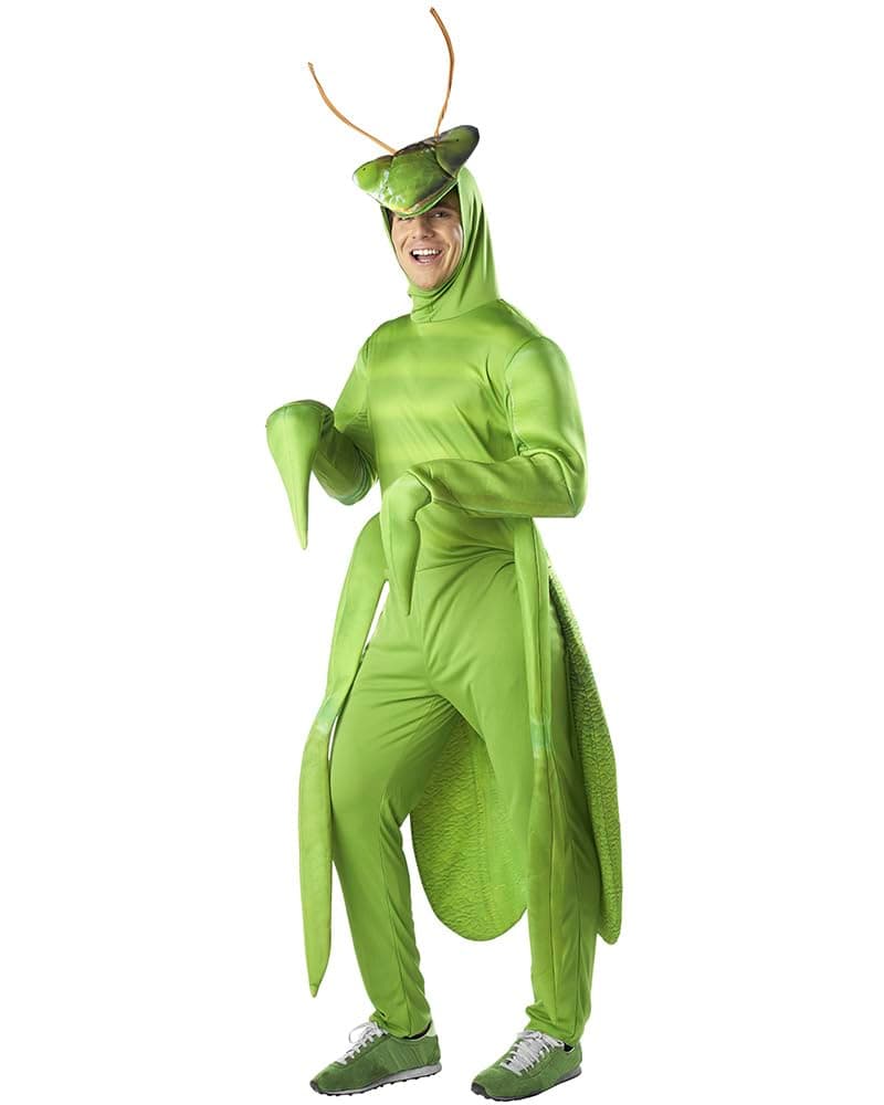 Men Praying Mantis Costume Green