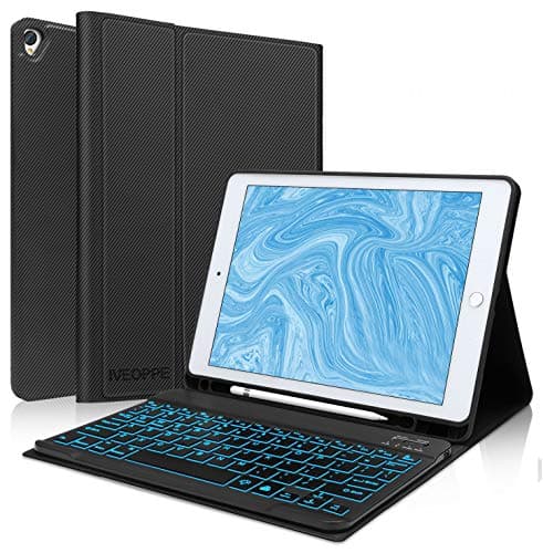 iPad Case for iPad 10.2 (2019 7th Gen)/10.5 2017/Air 3, IVEOPPE Auto Sleep/Wake Leather Magnetic Folio Stand Lightweight Cover - iPad 7th Generation Case (Without Keyboard)