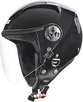 STUDDS Vogue ISI Certified Open Face Motorcycle Helmet for Men and Women