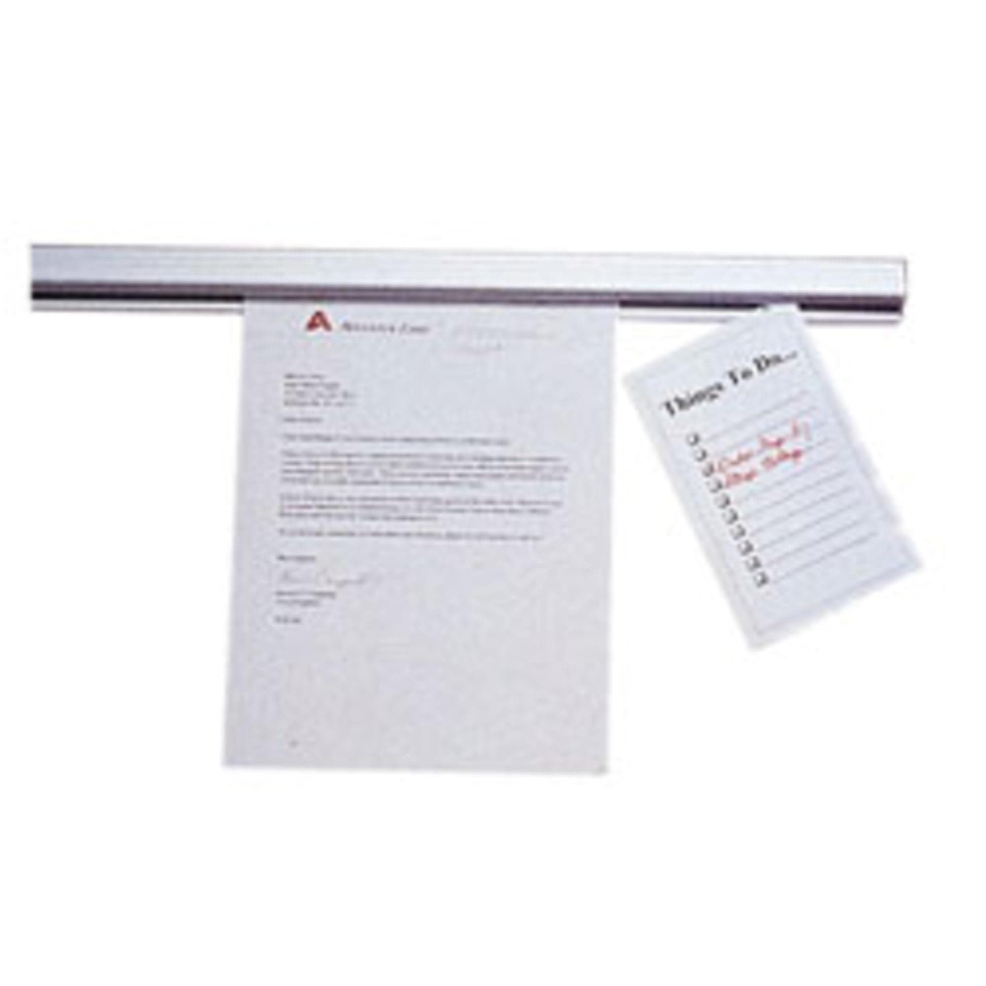 2000 Grip-A-Strip Display Rail, 24 x 1 1/2, Aluminum Finish