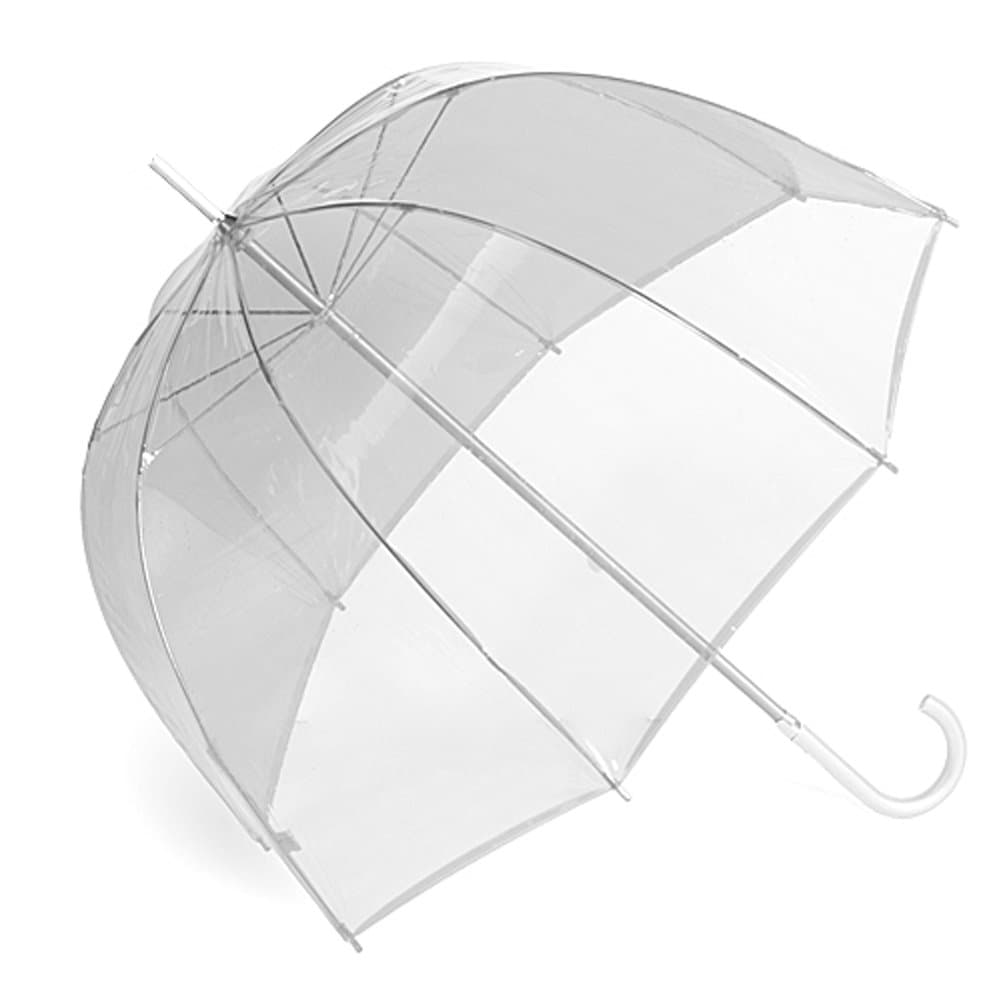 34" Children's Clear Plastic Dome Bubble Rain Umbrella
