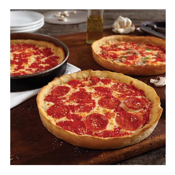 - Lou Malnati’s Chicago Deep Dish Pizza, 4-Pack (2 Pepperoni 2 Sausage) | Handmade, Restaurant Quality