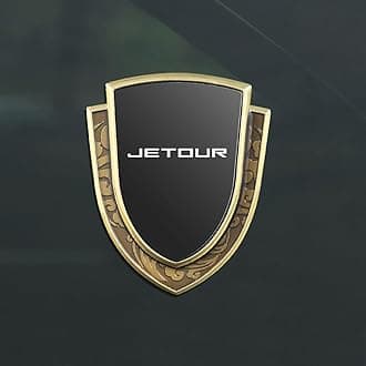 Car emblem logo badge, For JETOUR X90 PLUS Stylish Side Sticker Emblems Replaceable exterior decoration accessories,C/Gold Black