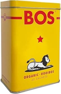 BOS Organic Rooibos Tin, 100 g, 40 Teabags (Pack of 1)