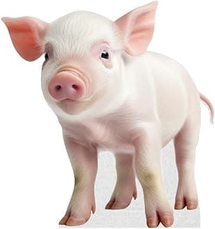 Piggy - Life Size Cardboard Cutout Standup People with Support Standee | Animals -
