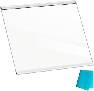 UPGRADED W11130203 Freezer Glass Shelf Compatible with Whirlpool Freezer Shelf Replacement W10773887 Whirlpool Shelf Replacment Parts W10527849 PS12347522 WRS571CIHZ04 WRS571CIHZ01 Freezer Shelf