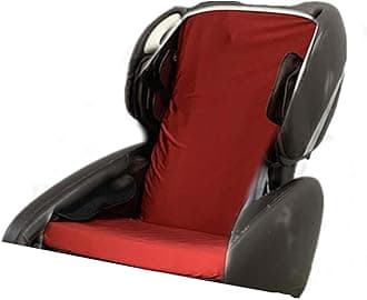 Massage Chair Cover - Full Body Shiatsu Dust Protection, Zero Gravity Recliner Chair Covers, Washable Stretch Fabric Universal Slipcovers, Red, Body
