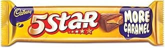 Cadbury 5 Star Caramel Chocolate Bar, 22 Gram