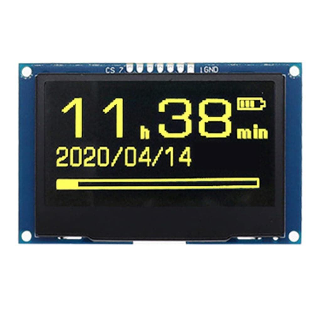 Jaywool 2.42" OLED Display Module 128x64 SSD1309 SPI Serial Interface High Definition LCD Screen B