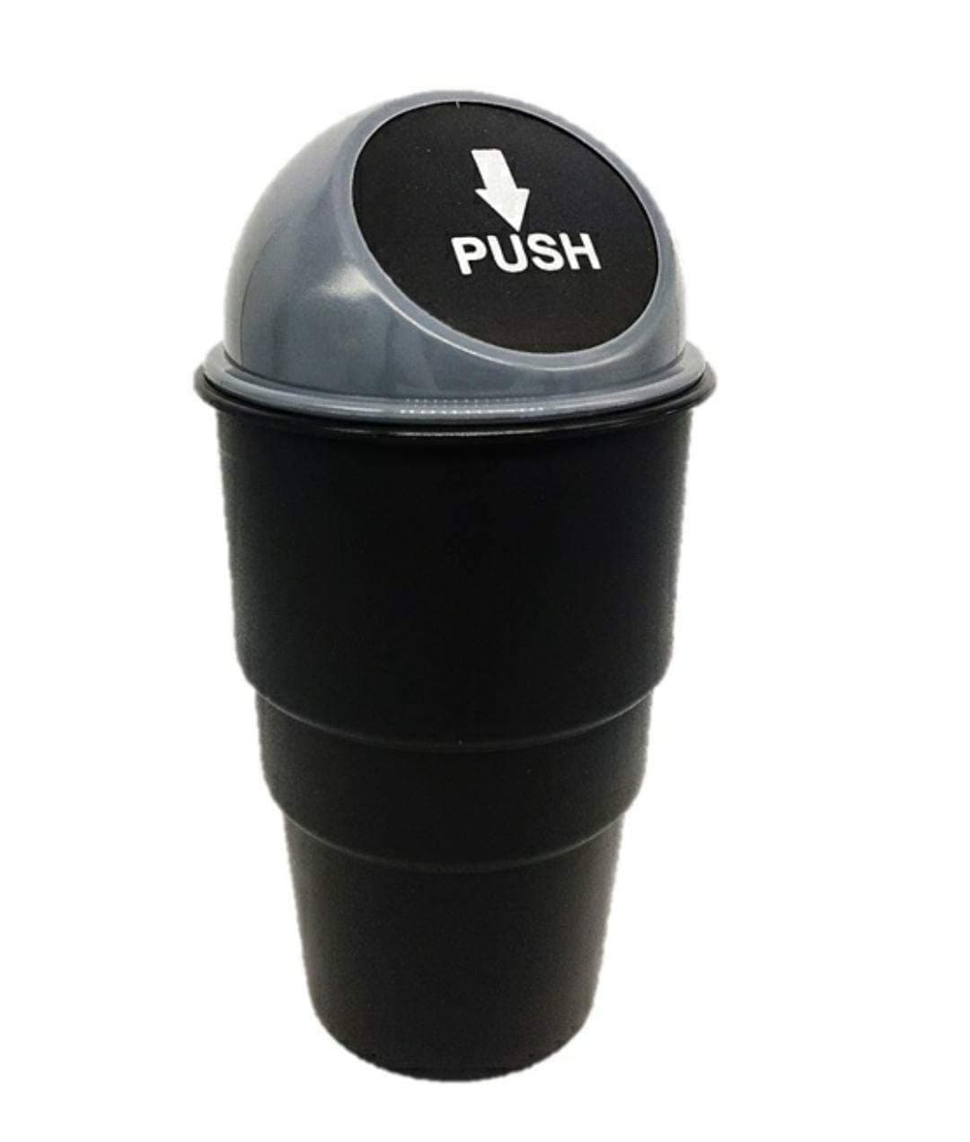 OnWheelMini Trash bin Portable Garbage Container Box dustbin Holder Bucket Multiple use for Cars in Random Color