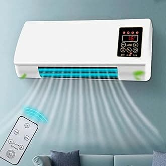 Split Max Aire Acondicionado Portatil,2 In 1 Portable Air Conditioning,2024 New Wall Mounted Air Conditioner,With Remote, For Home/Office/Bedroom (White)