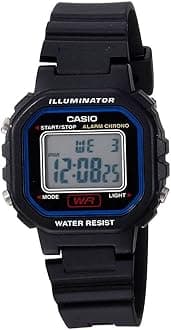 Casio LA20WH Series | Women's Digital Watch | Water Resistant | LED Light | Auto Calendar | Date Display | 1/100 SEC Stopwatch | Regular Time Keeping (HR, Min, SEC, PM, Date, Day) | 5 Yr Batt