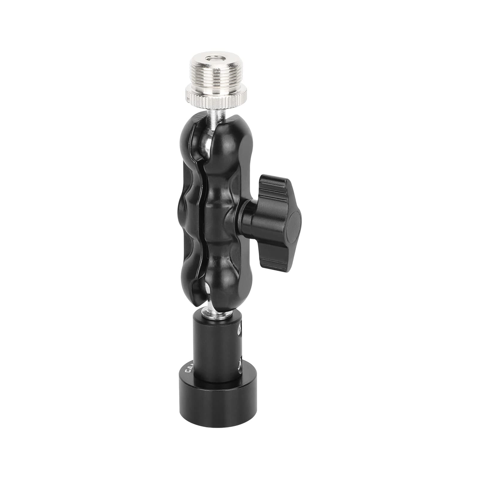 Mini Ball Head Mount Microphone Clamp with 5/8"-27 Male and Female Adapter - 3303