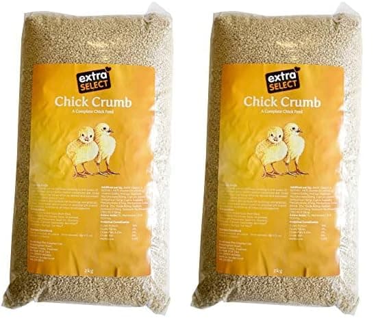 Baby Chick Crumb - Complete Chick Feed for Growth, Quail Food, & Duckling Starter Feed, Nutritious Baby Chicken & Hens Corn Crumbs - 2 kg (Pack of 2)