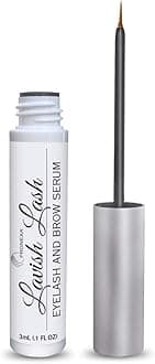 Hairgenics Lavish Lash – Eyelash Growth Enhancer & Brow Serum with Biotin & Natural Growth Peptides for Long, Thick Lashes and Eyebrows! Dermatologist Certified, Cruelty Free & Hypoallergenic.