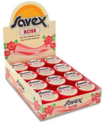 Lip Medication Jar Display - Rose Case Pack 24