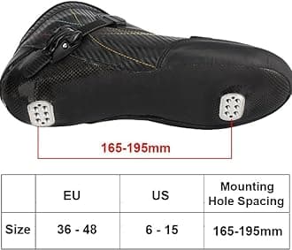 ZICO Professional Speed Skates Shoes Indoor and Outdoor Carbon Fiber Adult Mens and Womens Skates, 4Wheels Single Row Roller/Inline Skates Shoes,Racing Skates for Unisex Wheels Size 110mm