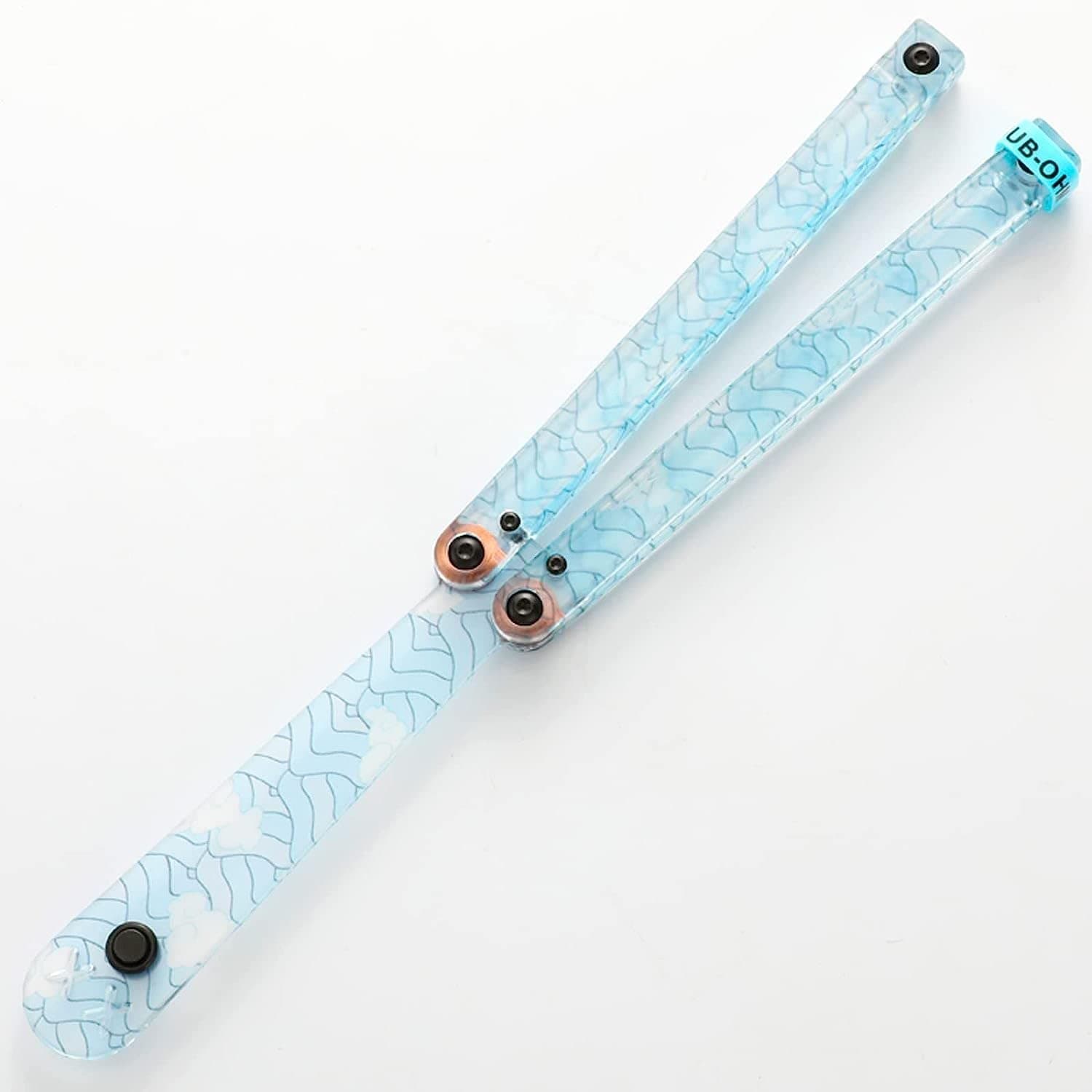 Integral Channel Plastic Handle, Ultra-Lightweight Durable Multitool, Best Balance and Inertia, Great for Beginners, Ideal for Christmas, Birthday, Anniversary (Sea waves-1)