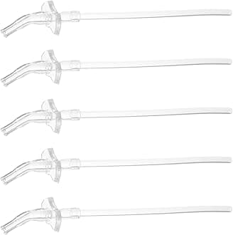 5Pcs Silicone Straw Replacement Kids Water Bottle Straw Replacement Flexible Bendable Silicone
