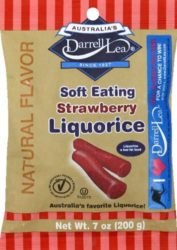 Darrell Lea Licorice Original Strawberry 7.0 OZ (Pack of 2)