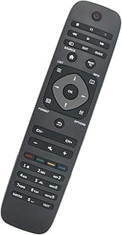 ALLIMITY 398GR8BD3NTPHH Remote Control Replacement for Philips TV 24PFL4208H/12 24PFL4208T/12 32PFL3208T/60 32PFL3258H/12 32PFL3258T/12 32PFL3258T/60 32PFL4258K/12 32PFL4258T/60