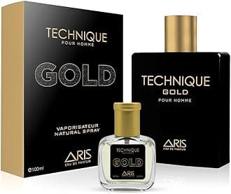 ARIS Technique Gold Eau de Parfum Spray Long Lasting Fragrance for Men
