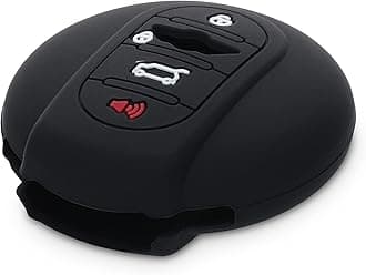 kwmobile Silicone Key Fob Cover Compatible with Mini 3 Button Car Key Smart Key