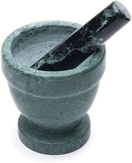 Fox Run Marble Mortar and Pestle, Green