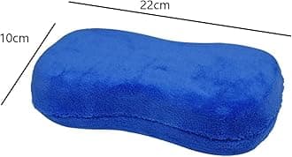 2 pcs Microfibre Car Sponge, Car Wash Sponges Car Care Tools Cleaning for Cars Motorbikes (22cm*10cm*5cm)