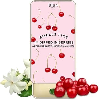 Blur India Smells Like I’m Dipped In Berries™ Solid Perfume | Warm Berry, Mandarin, Floral Fragrance | Alcohol Free | Long Lasting | Safe For Skin