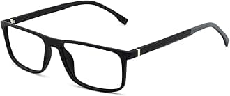 OCCI CHIARI Computer Blue Light Filter Glasses Men Rectangle Blue Light Blocking Glasses Eyewear Gaming Eyeglasses Frame (C-Black+Gray)