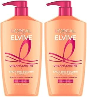 Elvive Dream Lengths Shampoo and Conditioner Kit, Paraben Free, 1 kit