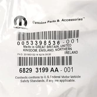 Mopar 68293199AA SENSOR TIRE PRESSURE