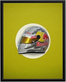 InkFlow Motorsport Helmet Poster - A Bold Tribute to Precision, Performance, and Innovation in Motorsport - Perfect Wall Art for Racing Fans and Collectors - 18x24 Unframed Wall Art