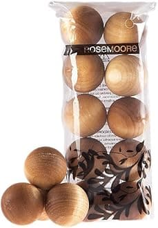 Rosemoore Scented Wooden Balls, Scented Balls, Room Fragrance, Fragrance for Home & Office, Pink Pomelo - Pack of 10 Balls