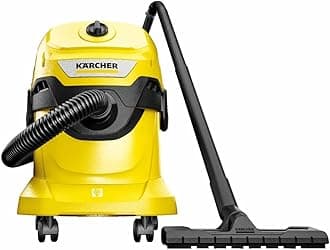 Karcher Wet/Dry vacuum cleaner WD 4 V-20/5/22, power: 1000 W, plastic tank: 20 l, suction hose: 2.2 m, including flat filter, non-woven filter bag, nozzles