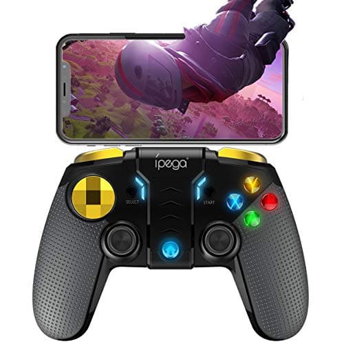 Moblie Game Controller for PUBG COD, Megadream Wireless Key Maping Gamepad Turbo Combo Cross Key Button Backlight Joystick, for iOS Android iPad, Shooting Racing Fighting Game - No Platform