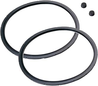 2 Pack 09985 Pressure Canner Sealing Ring & Overpressure Plug for Presto 01751 01781 01784 01745 01755 Pressure Cooker