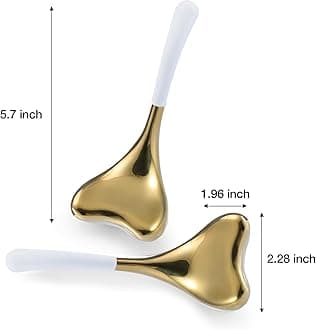 2-in-1 Gua Sha Cryo Sticks, Facial Skin Care Tools for Women Facial Massager, Unbreakable Stainless Steel Esthetician Supplies, Cooling Ice Globes Roller with Carry Case