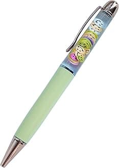 Smile Emott Funny Pens Cute Floater Floating Liquid Writing Journaling Office Pen Unique Gift For Women Men