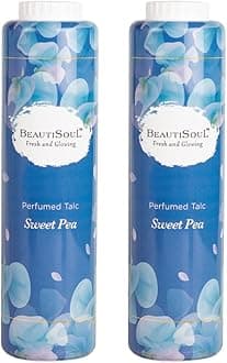 Sweet Pea Scented Talcum Powder | IFRA Certified Fragrance | Talcum Powder Combo Offer 300gm + 300gm (Pack of 2)
