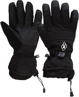 SpyderMen's Ski Gloves - Super Soft Mountain Ski Insulated Gloves for Men - Men's Winter Gloves & Hand Warmers (M-XL)