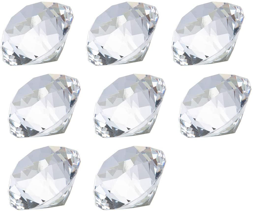 30mm crystal diamond paperweight