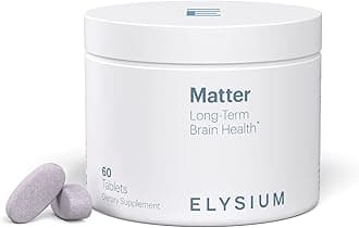ELYSIUM Matter - 30 Servings - Brain Supplement for Memory and Focus Omega 3 Supplement + DHA - Vitamins to Support Brain Health and Memory