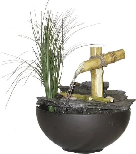 Calming Bamboo Bowl Fountain