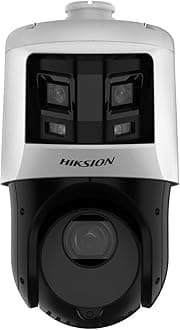 DS-2SE4C425MWG-E/26 Tandem-Vu 4MP PTZ POE IP+6MP Panoramic PoE IP Camera with Color-Vu & DarkFighter, Human/Vehicle Detection, 25 × optical Zoom, 218ft IR Distance, Compatible with Hik vision NVR