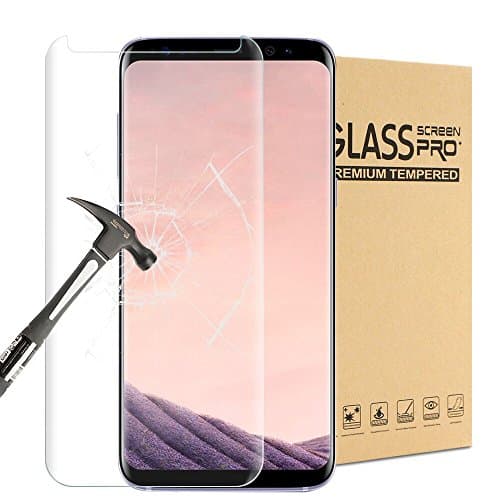 Galaxy S8 Screen Protector,Galaxy S8 Tempered Glass,Panycase [3D Curved] [Case-Friendly] Tempered Glass Screen Protector for Samsung Galaxy S8-Black